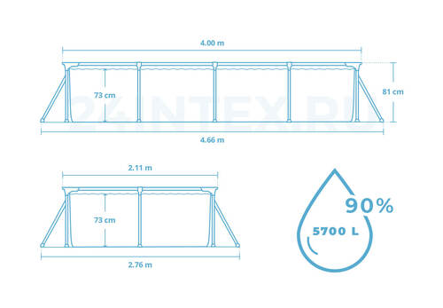   Bestway 56405 Steel Pro 40021181, 5700 (,  5)